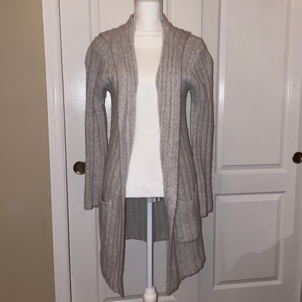 Cozy hooded cardigan
